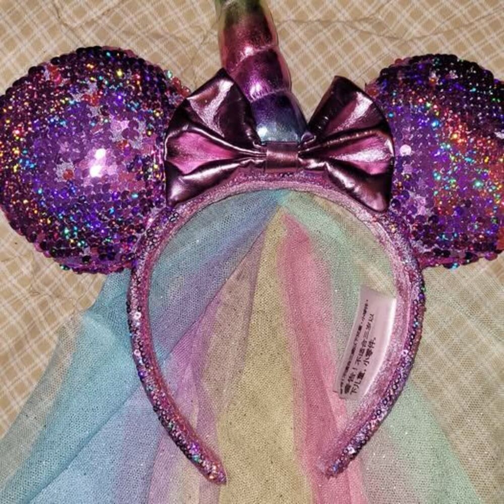 Walt Disney World Minnie Mouse Unicorn Ears Headband for Adults